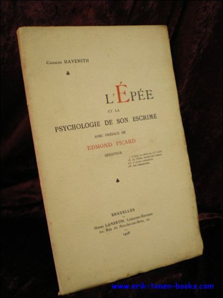 EPEE ET LA PSYCHOLOGIE DE SON ESCRIME,