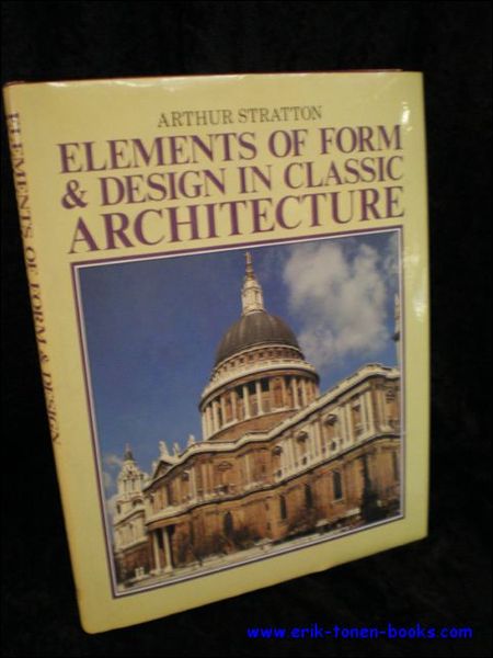 ELEMENTS OF FORM & DESIGN IN CLASSIC ARCHITECTURE,