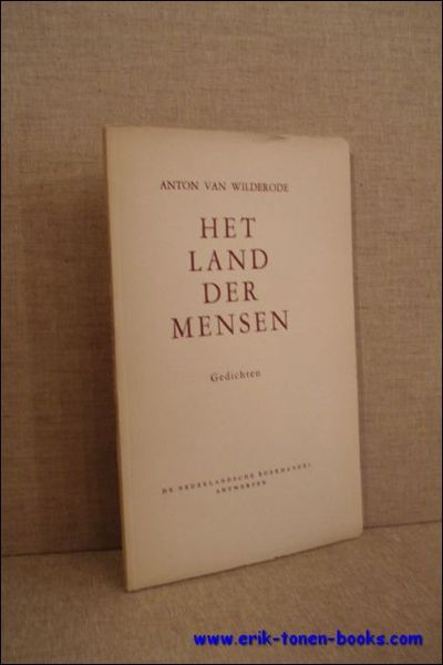 HET LAND DER MENSEN. GEDICHTEN,