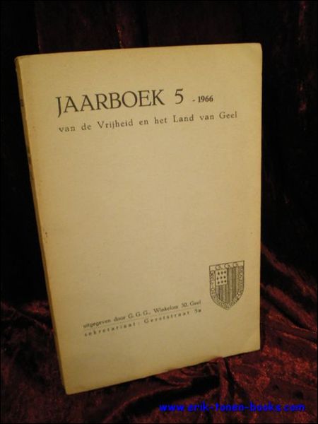 JAARBOEK 5 - 1966. VAN DE VRIJHEID EN HET LAND …