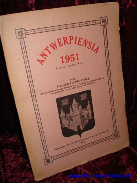 ANTWERPIENSIA 1951,