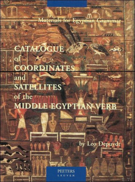 CATALOGUE OF COORDINATES AND SATELLITES OF THE MIDDLE EGYPTIAN VERB.