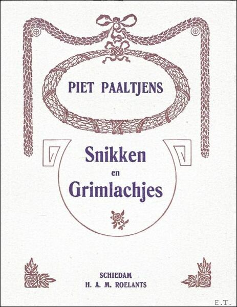SNIKKEN EN GRIMLACHJES, Academische poezie