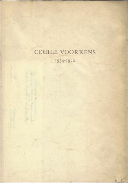 CECILE VOORKENS 1934-1972.