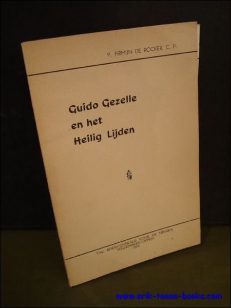 GUIDO GEZELLE EN HET HEILIG LIJDEN,