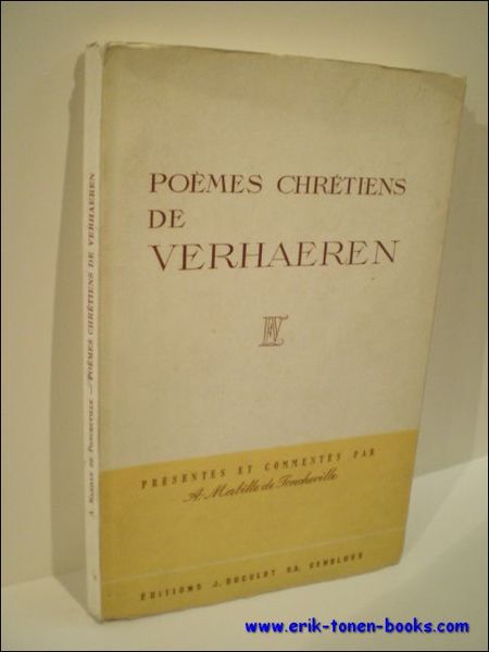 POEMES CHRETIENS DE VERHAEREN.