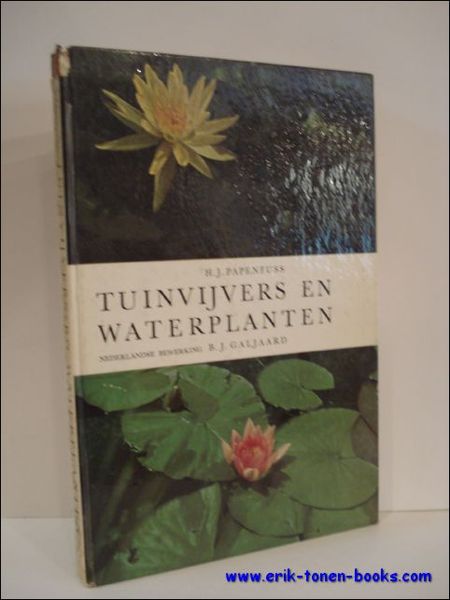 TUINVIJVERS EN WATERPLANTEN,