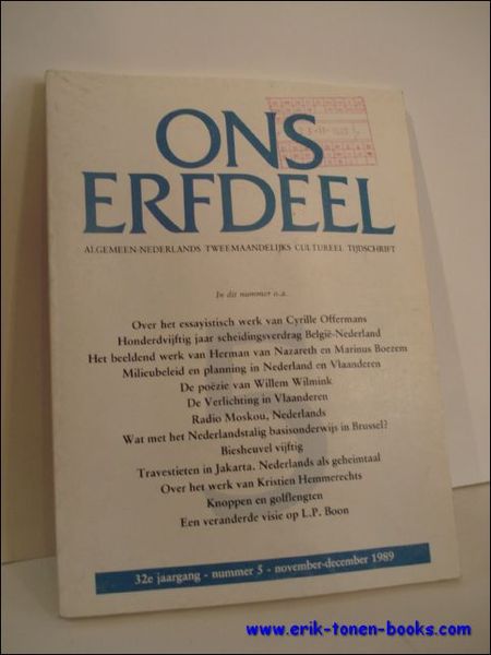 ONS ERFDEEL. 5/89.