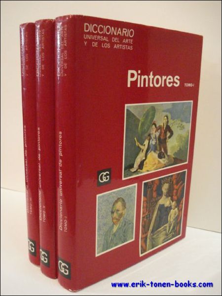 DICCIONARIO UNIVERSAL DE PINTORES. TOMO I. TOMO II. TOMO III.