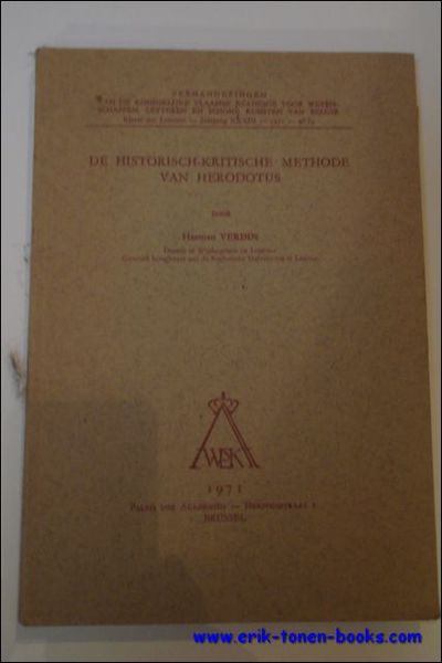 historisch-kritische methode van Herodotus.