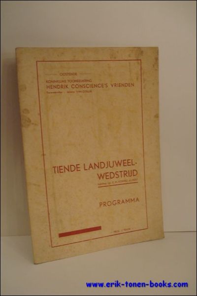 TIENDE LANDJUWEEL-WEDSTRIJD. PROGRAMMA,