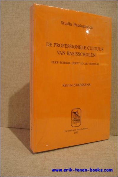 professionele cultuur van basisscholen. Elke school heeft haar verhaal.