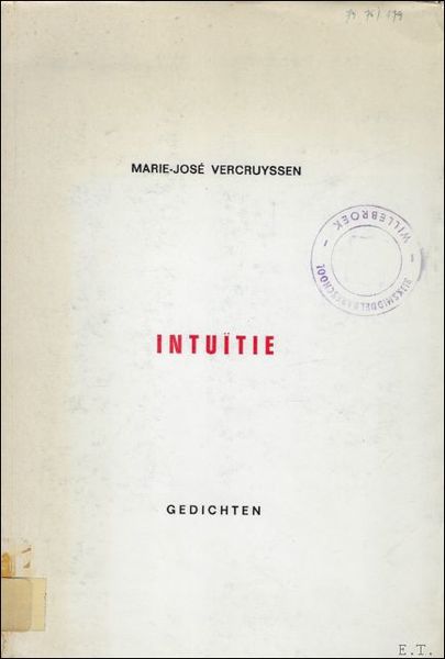 INTUITIE. Gedichten.