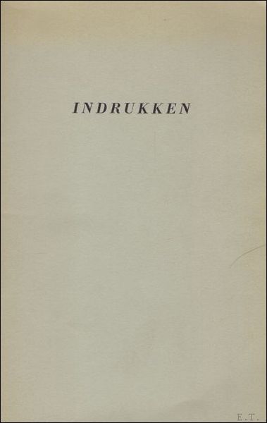 INDRUKKEN.
