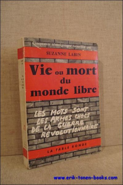 VIE OU MORT DU MONDE LIBRE,