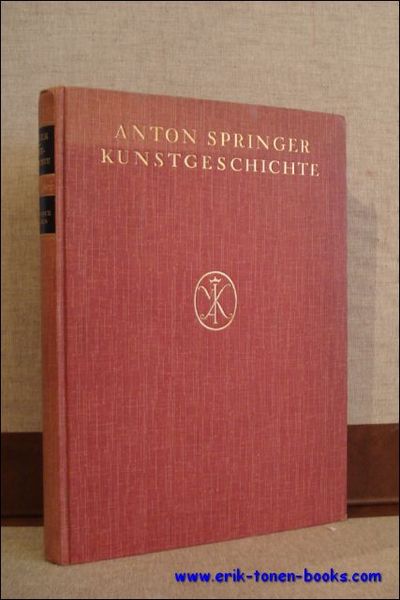 HANDBUCH DER KUNSTGESCHICHTE. BAND III. DIE RENAISSANCE IN ITALIEN,