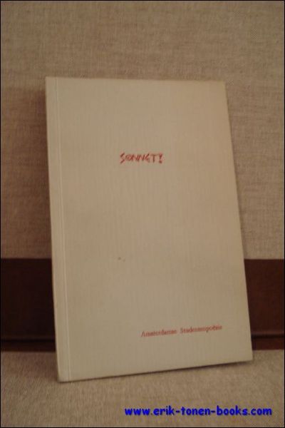 SONNET. AMSTERDAMSE STUDENTENPOEZIE GEKOZEN UIT PROPRIA CURES,