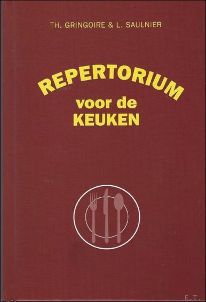 REPERTORIUM VOOR DE KEUKEN, 2017.