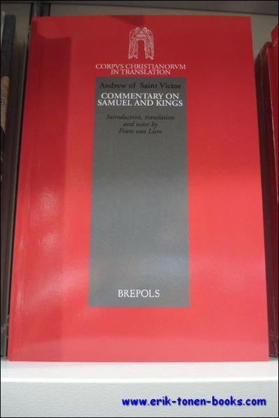 Commentary on Samuel and Kings. Expositio hystorica in Librum Regum.