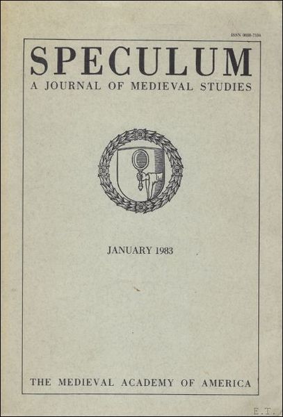 SPECULUM. A journal of medieval studies.vol. 58