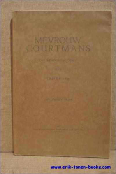 MEVROUW COURTMANS,