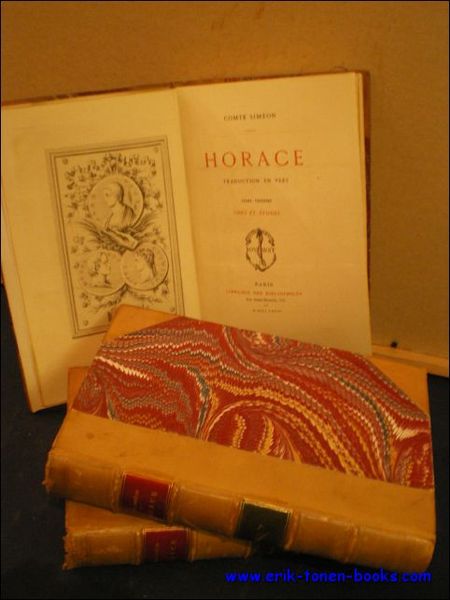 HORACE. TRADUCTION EN VERS. ( signe, envoi)