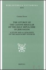 Liturgy of the Canons regular of the Holy Sepulchre of …