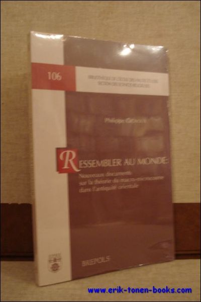 Ressembler au monde . Etude sur le microcosme et le …