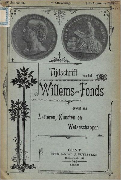 TIJDSCHRIFT VAN HET WILLEMS - FONDS GEWIJD AAN LETTEREN, KUNSTEN …