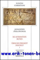 Johannes Philoponos De aeternitate mundi - Uber die Ewigkeit der …