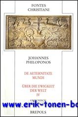 Johannes Philoponos De aeternitate mundi - Uber die Ewigkeit der …