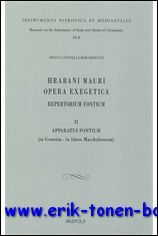 Hrabani Mauri Opera exegetica. Repertorium fontium. II,