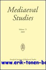 Mediaeval Studies 71 (2009),