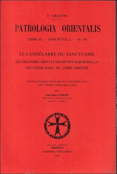 Gregoire Aboulfaradj Le candelabre du sanctuaire IX. Du libre arbitre,
