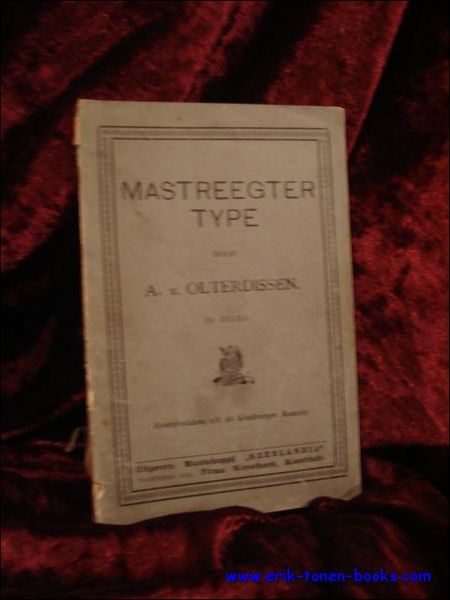 Mastreegter type. IIe reeks.