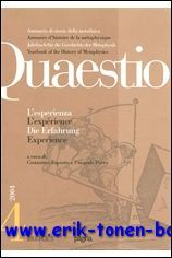 QUAESTIO 4 (2004) L?esperienza / L'experience/ Die Erfahrung / Experience,