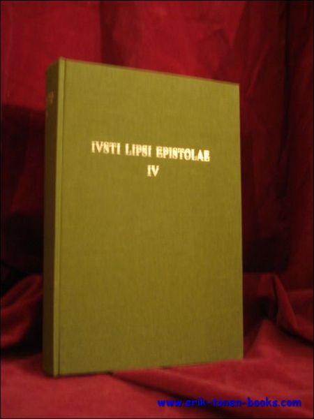 Iusti Lipsi Epistolae, Iusti Lipsi Epistolae, deel IV. (vol.4)