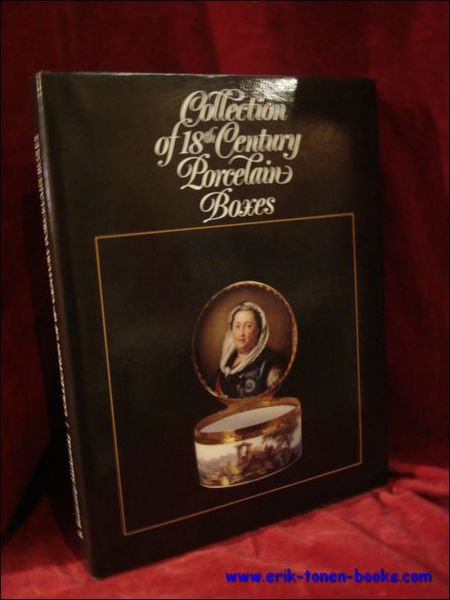 Collection of 18th century porcelain boxes / Sammlung von Porzellandosen …