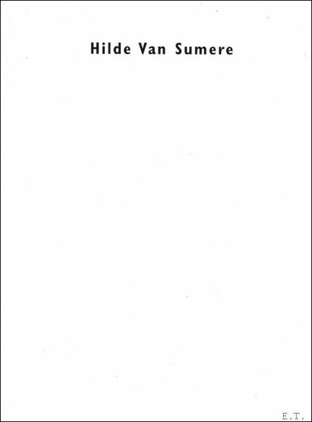 Hilde Van Sumere.