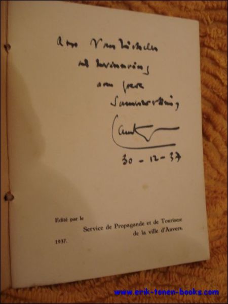 Anvers, service de propagande et de tourisme de la ville …