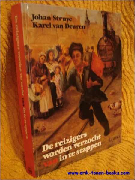 reizigers worden verzocht van in te stappen.