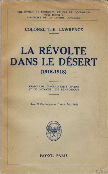 revolte dans le desert (1916-1918).