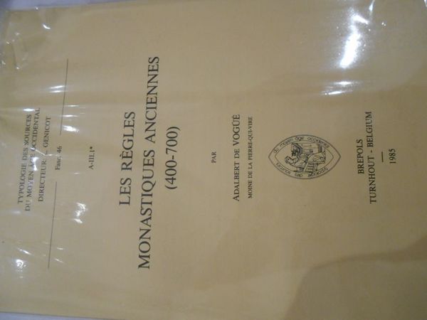 regles monastiques anciennes (400-700)