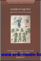 Egidio d'Aquino. Liber avium viventium de rapina