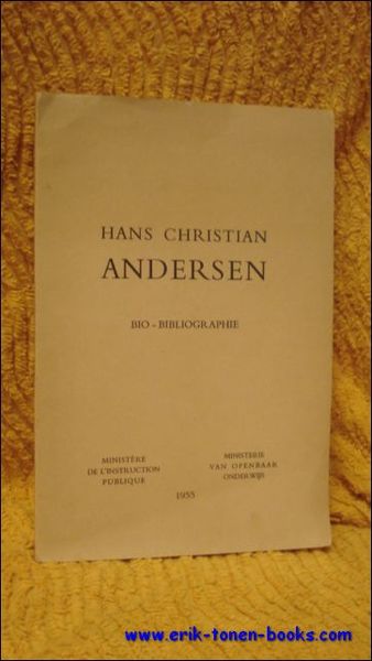 Hans Christian Andersen. Bio-bibliographie.