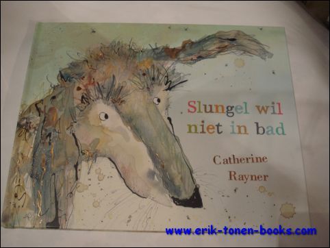 Slungel wil niet in bad