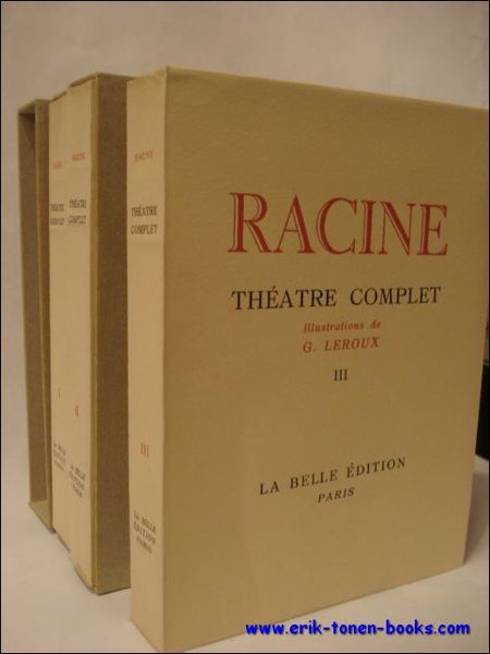 Theatre Complet. 3 tomes.