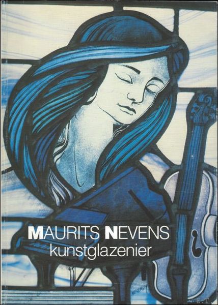 Maurits Nevens, kunstglazenier, GESIGNEERD.