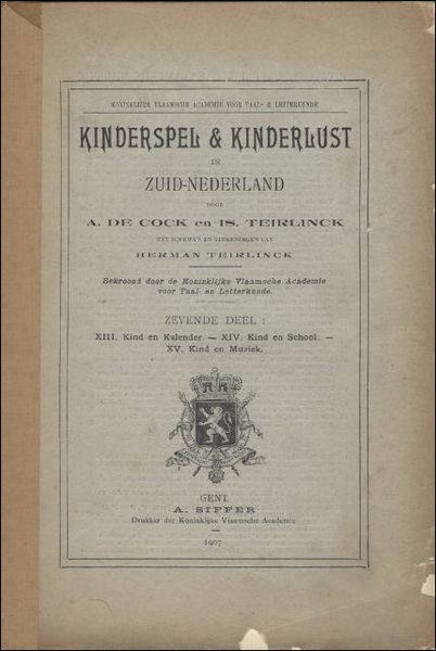 Kinderspel & Kinderlust in Zuid - Nederland deel 7.