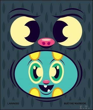 Dave De Rop Bue the Warrior, SIGNED***